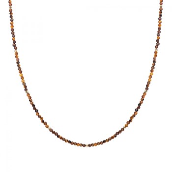 Collier Sparkling Jewels perles
oeil de tigre