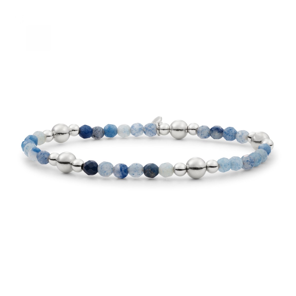 Bracelet Sparkling Jewels aventurine argent