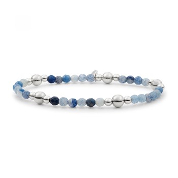 Bracelet Sparkling Jewels aventurine argent