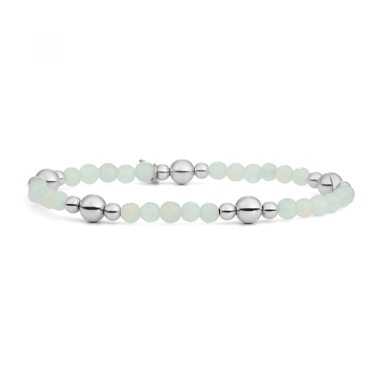 Bracelet Sparkling jewels opalite argent