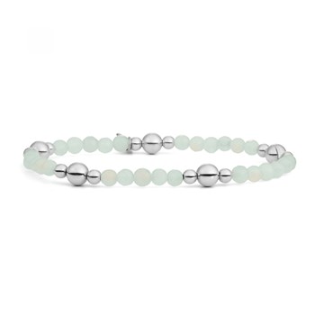 Bracelet Sparkling jewels opalite argent