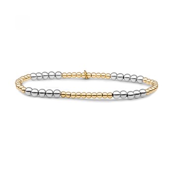 Bracelet Sparkling Jewels Bicolor Mix argent