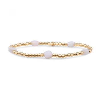 Bracelet Sparkling Jewels Nacre
Argent plaqué or