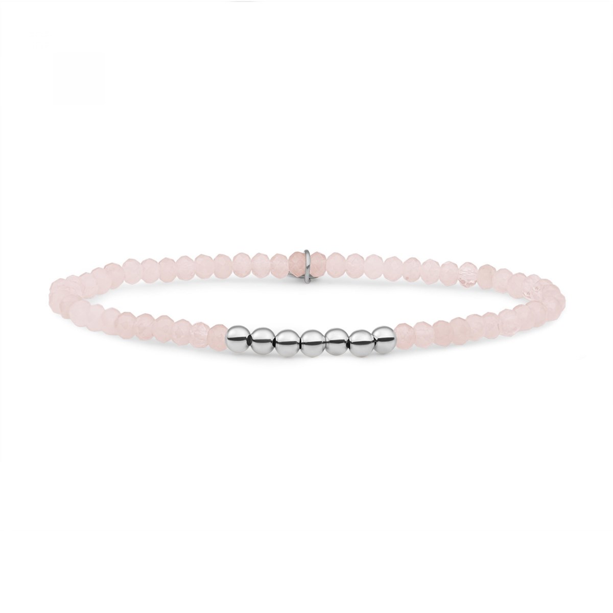 Bracelet Sparkling Jewels Reverse Universe argent
Quartz rose