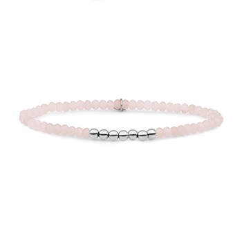 Bracelet Sparkling Jewels Reverse Universe argent
Quartz rose