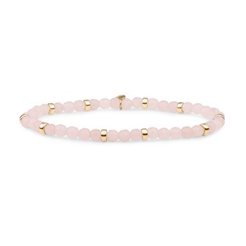 Bracelet Sparkling Jewels Interstellaire Rond
Quartz Rose argent plaqué or