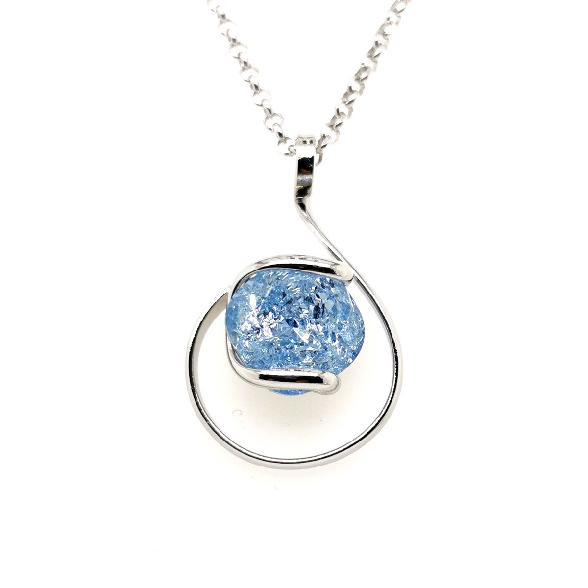 Collier Andrea Marazzini Rhodium Ice Blue