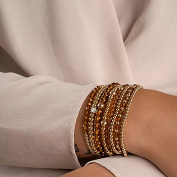 Bracelet Sparkling Jewels Saturne Large
Citrine argent plaqué or