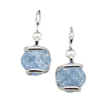 Boucles d'oreilles Andrea Marazzini Rhodium Ice Blue