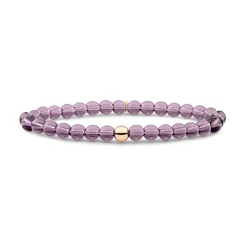 Bracelet Sparkling Jewels Saturne LArge
Quartz aubergine argent plaqué or