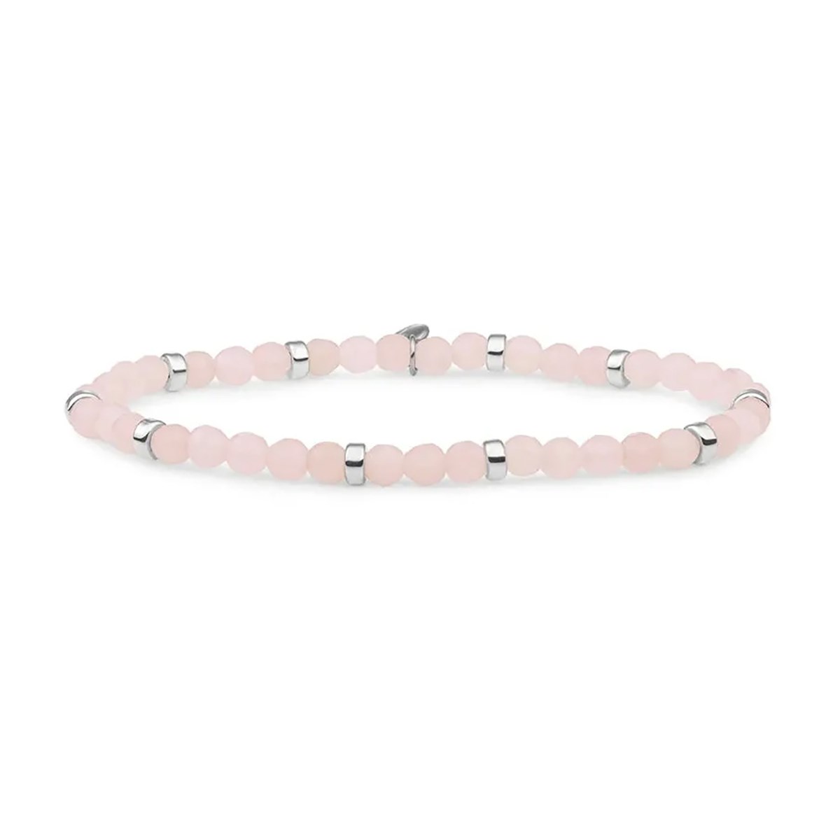 Bracelet Sparkling Jewels Interstellaire rond
Quartz rose argent