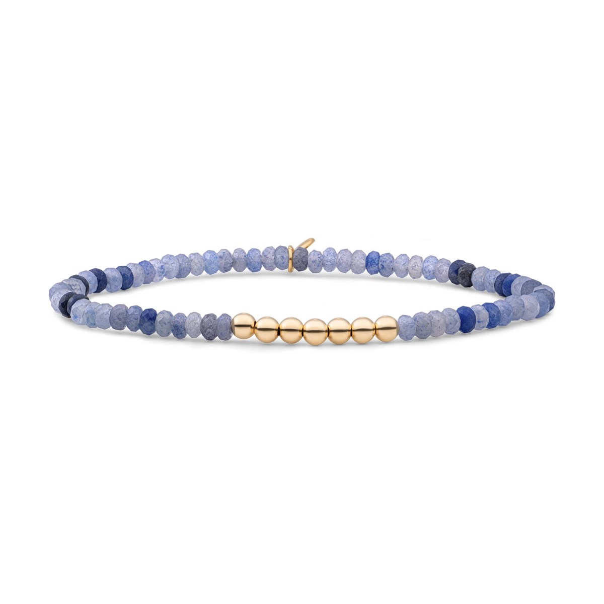 Bracelet Sparkling Jewels Reverse Universe
Aventurine bleue argent plaqué or