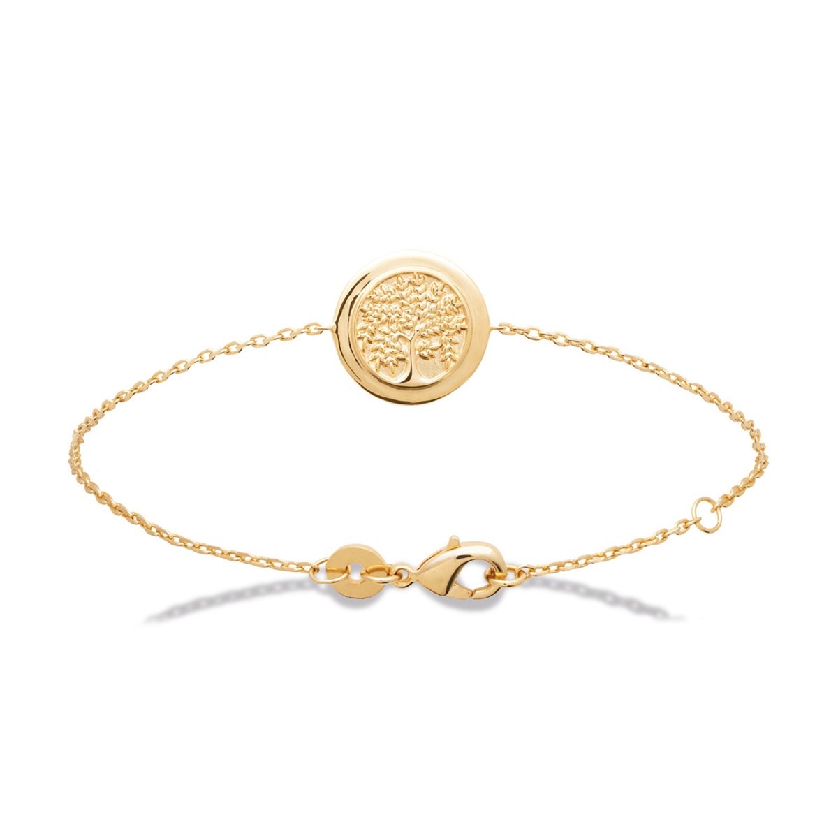 Bracelet Brillaxis abre de vie plaqué or