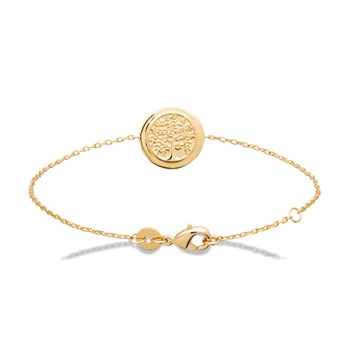 Bracelet Brillaxis abre de vie plaqué or