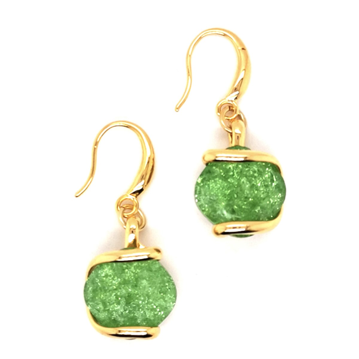 Boucles d'oreilles Andréa Marazzini ice péridot - vue 2