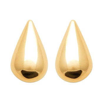 Boucles d'oreilles Brillaxis Gouttes plaqué or