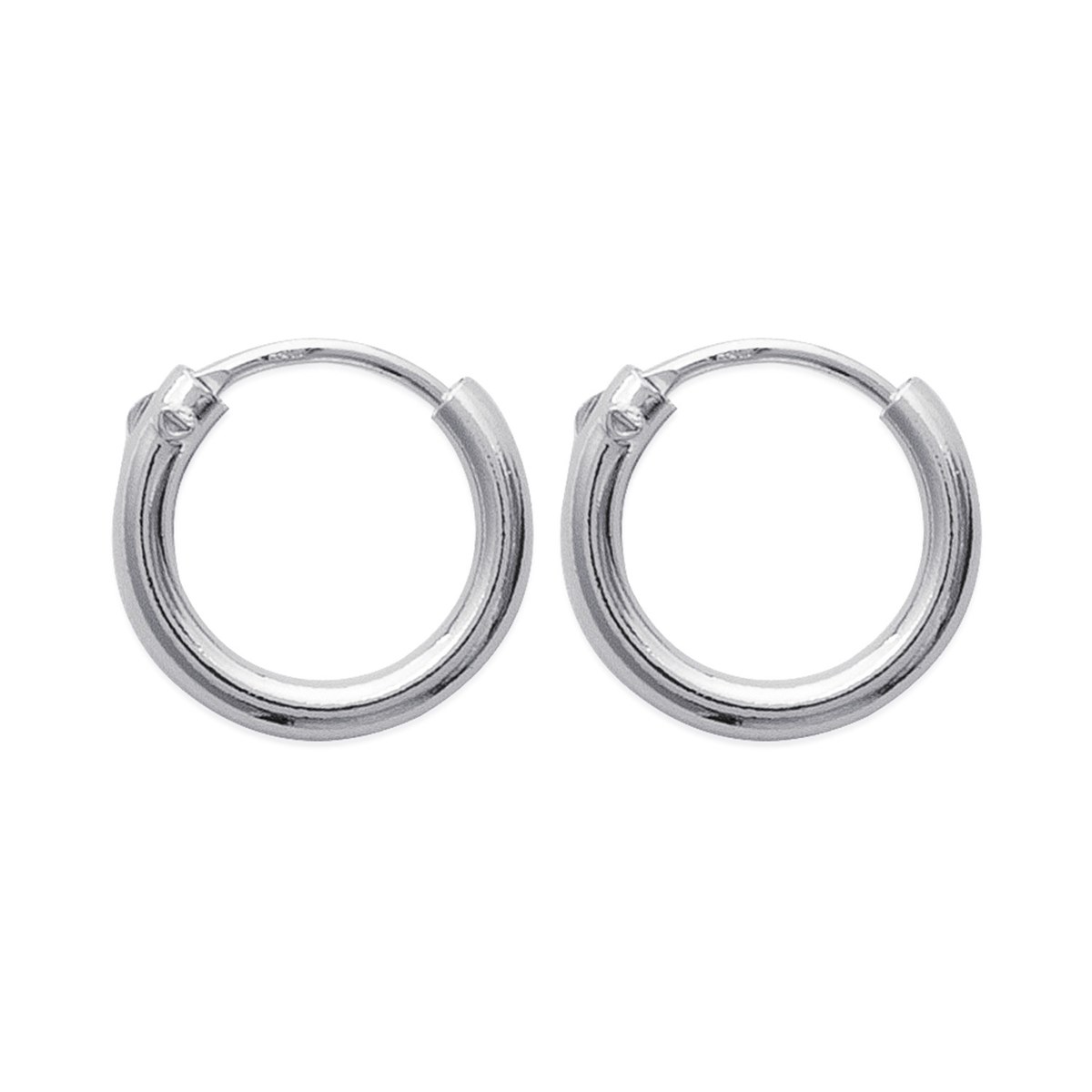 Créoles Brillaxis argent 12mm