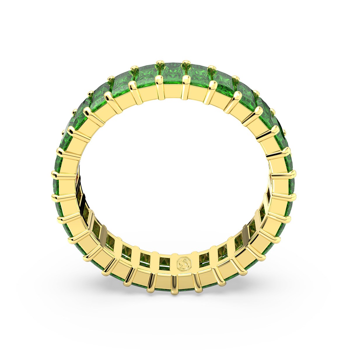 Bague Swarovski Matrix verte 52 - vue 3