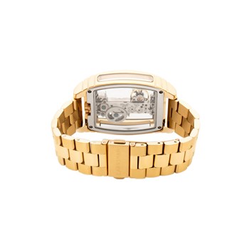 Discovery Wolver Bridge Mechanical - Montre homme - Mouvement automatique squelette 2 aiguilles - Doré