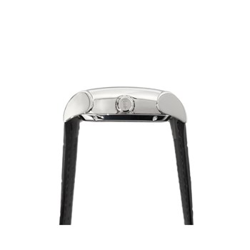 Heritage Kensington Multifonction Automatic - Montre homme - Boitier argent - Bracelet cuir noir
