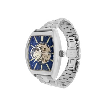 Heritage Beauchamp Skeleton Automatic  - Montre homme - Mouvement automatique squelette 3 aiguilles - Cadran bleu