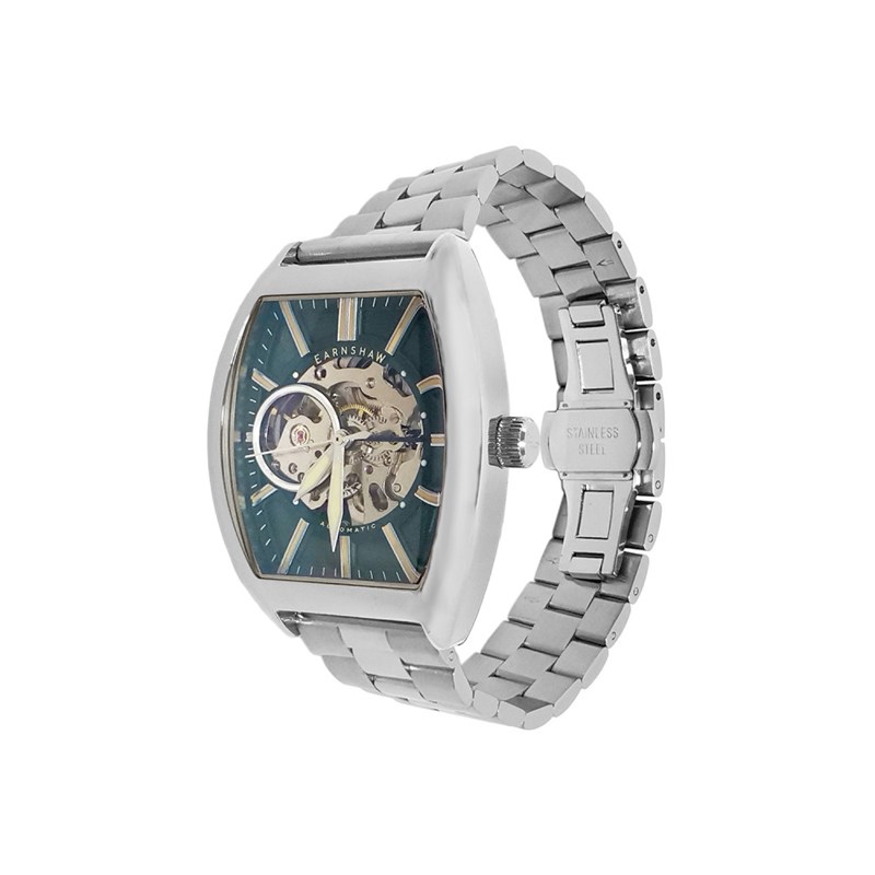 Heritage Beauchamp Skeleton Automatic - Montre homme - Mouvement automatique squelette 3 aiguilles - Cadran vert