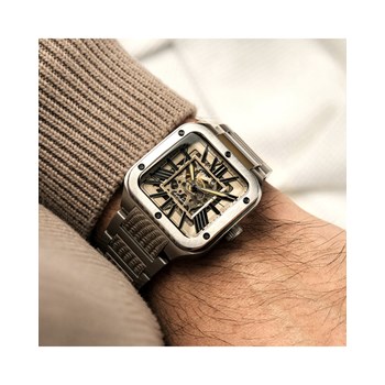 ENGINEER LENNOX SKELETON AUTOMATIC - Montre homme - Mouvement automatique squelette 3 aiguilles - Cadran noir