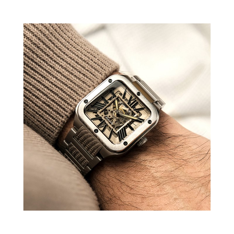 ENGINEER LENNOX SKELETON AUTOMATIC - Montre homme - Mouvement automatique squelette 3 aiguilles - Cadran noir - vue 5