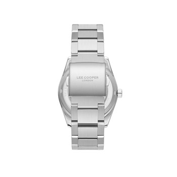 MICHAEL - Montre Homme - Analogique Mouvement Automatique Multifonction - Boitier rond en métal argenté - Cadran noir