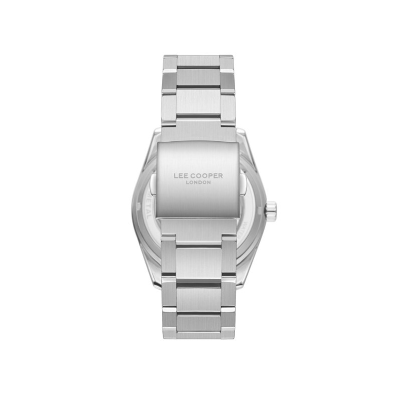 MICHAEL - Montre Homme - Analogique Mouvement Automatique Multifonction - Boitier rond en métal argenté - Cadran bleu - vue 4