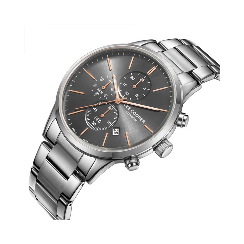 DUKE - Montre Homme - Analogique - Mouvement multifonction -- Cadran gris - vue 2