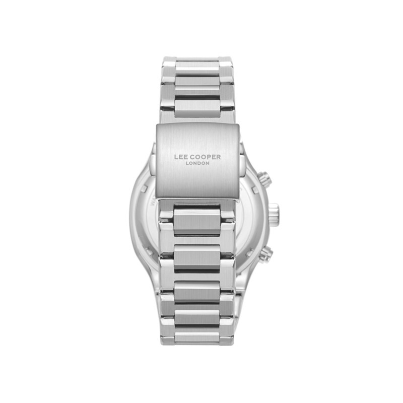 LOUIS - Montre Homme - Analogique Mouvement Quartz Multifonction - Boitier carré en métal - Cadran bleu - vue 4