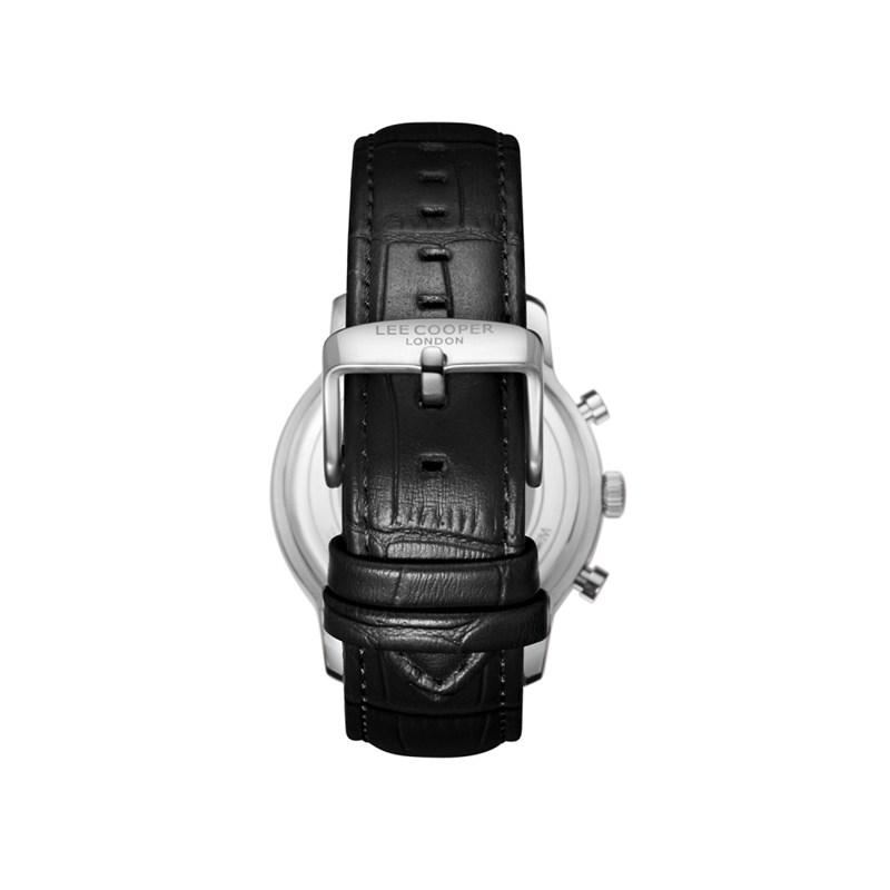 THEODORE - Montre Homme - Analogique Mouvement Quartz Multifonction - Boitier rond en métal argenté - Cadran argent - vue 4
