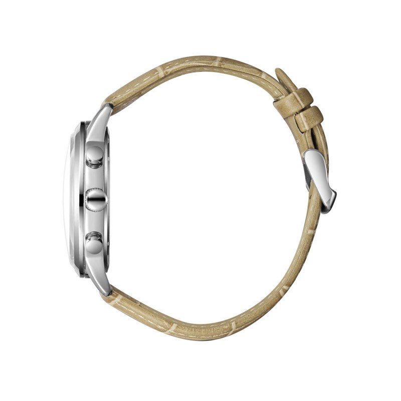THEODORE - Montre Homme - Analogique Mouvement Quartz Multifonction - Boitier rond en métal argenté - Cadran bleu - vue 3