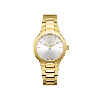 MICHAELA - Montre Femme - Analogique Mouvement Quartz 3 aiguilles - Boitier rond en métal - Bracelet doré