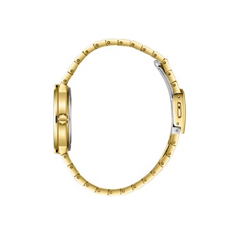 MICHAELA - Montre Femme - Analogique Mouvement Quartz 3 aiguilles - Boitier rond en métal - Bracelet doré