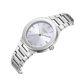 MICHAELA - Montre Femme - Analogique Mouvement Quartz 3 aiguilles - Boitier rond en métal - Bracelet argent