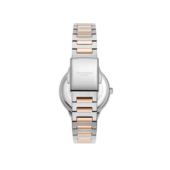 MICHAELA - Montre Femme - Analogique Mouvement Quartz 3 aiguilles - Boitier rond en métal - Bracelet gris