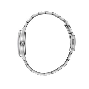 HOPE - Montre Femme - Analogique Mouvement Quartz 3 aiguilles - Boitier rond en métal - Cadran soleillé bleu avec parties transparentes