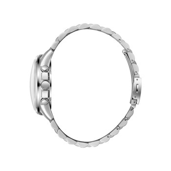 AUGUSTIN - Montre Homme - Analogique Mouvement Multifonction - Boitier rond en métal - Bracelet en métal - Cadran noir