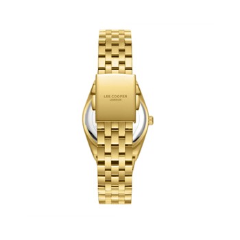 SUZANNE - Montre Femme - Analogique Mouvement Quartz 3 aiguilles - Boitier tonneau en métal - Cadran nacré blanc