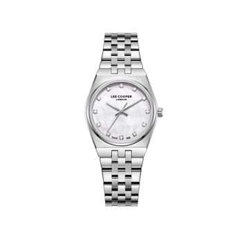 SUZANNE - Montre Femme - Analogique Mouvement Quartz 3 aiguilles - Boitier tonneau en métal - Cadran nacré blanc