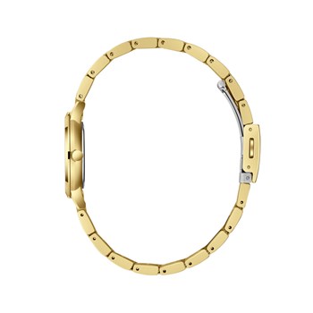 LORNA - Montre Femme - Analogique Quartz 3 aiguilles - Boitier rond en métal - Cadran nacré blanc