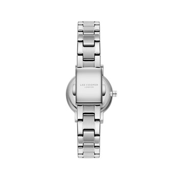 LORNA - Montre Femme - Analogique Quartz 3 aiguilles - Boitier rond en métal - Cadran nacré blanc