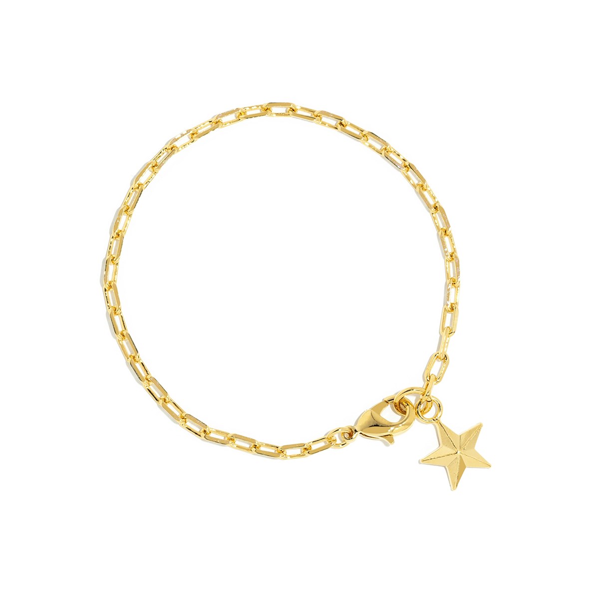 bracelet étoile doré à l'or fin - RAOUL