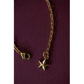 bracelet étoile doré à l'or fin - RAOUL
