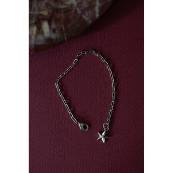 bracelet étoile plaqué argent - RAOUL