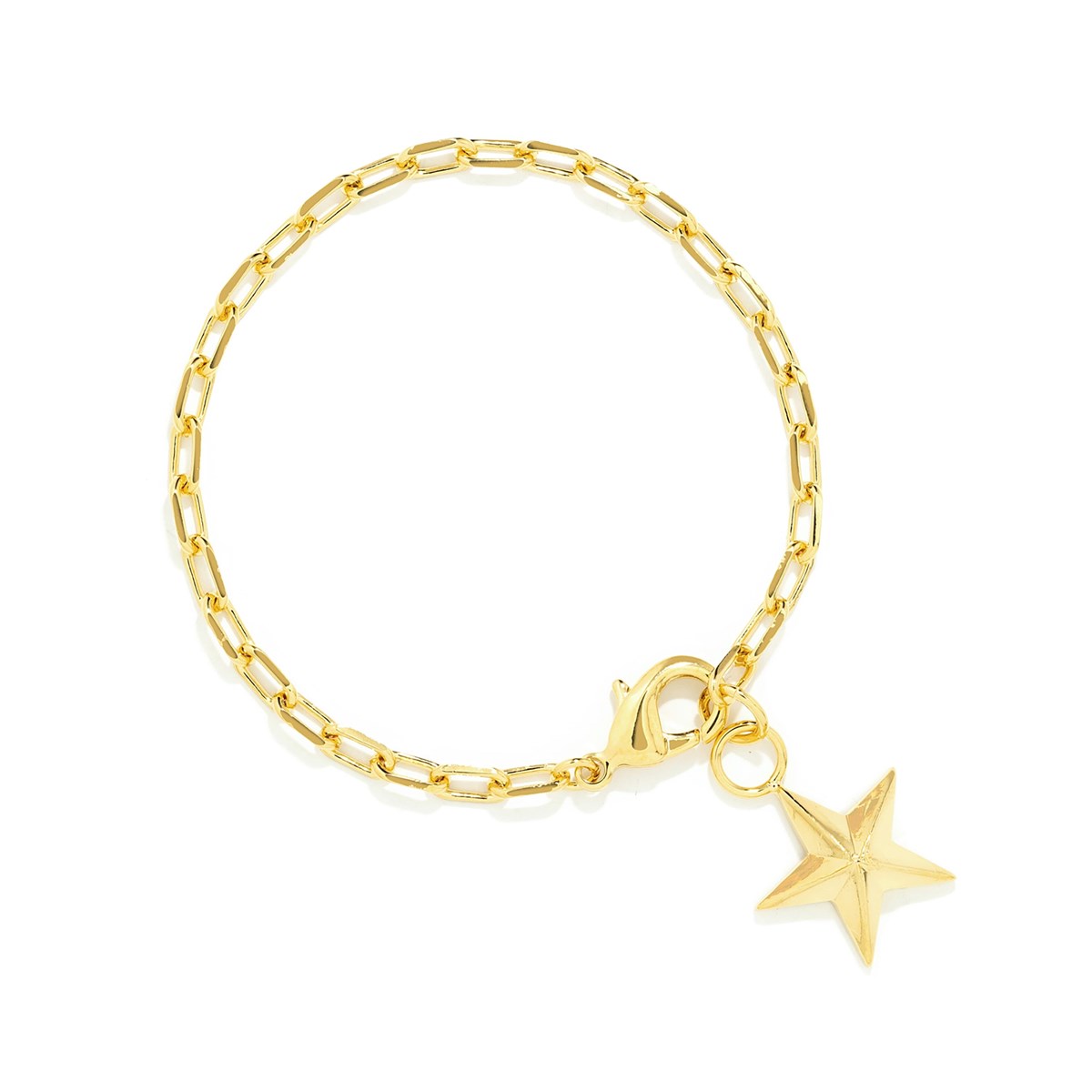 maxi bracelet étoile doré à l'or fin - RAOUL