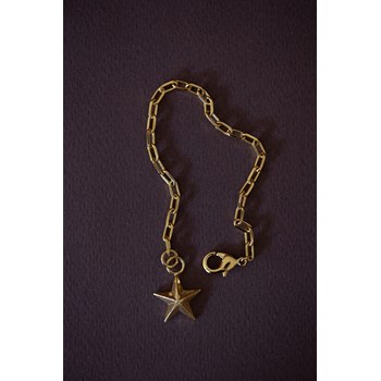 maxi bracelet étoile doré à l'or fin - RAOUL