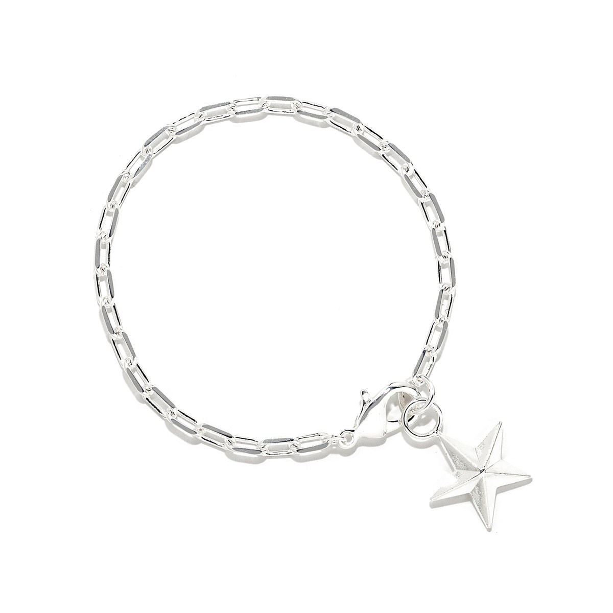 maxi bracelet étoile plaqué argent - RAOUL